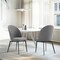 Armen Living Sunny Swivel Gray Fabric and Metal Dining Room Chairs, PK2 LCSNSIGR - alternate 5